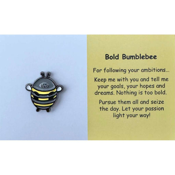 Bold Bumblebee | Mental Wellbeing Keyring by Little Joys by Amelie. Australian Art Prints and Homewares. Green Door Decor. www.greendoordecor.com.au