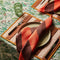 Placemats (set of 4) | Stripe Brown by Bonnie and Neil. Australian Art Prints and Homewares. Green Door Decor. www.greendoordecor.com.au