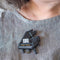 Play It Again Brooch | Erstwilder. Australian Art Prints, Gifts, Fashion and Homewares. Green Door Decor. www.greendoordecor.com.au