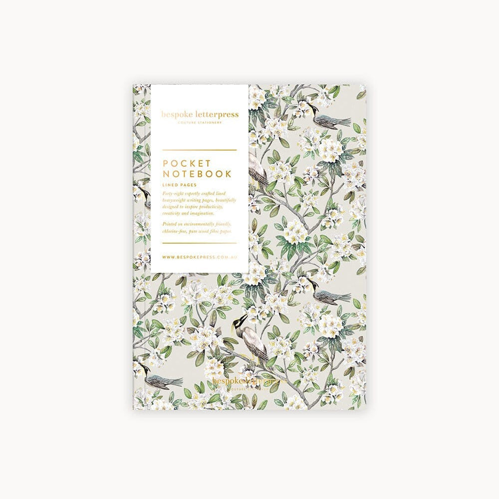 Pocket Notebook (Lined) | Victoria by Bespoke Letterpress. Australian Art Prints and Homewares. Green Door Decor. www.greendoordecor.com.au