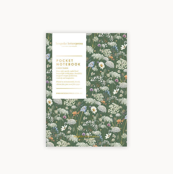 Pocket Notebook (Lined) | Willowmere by Bespoke Letterpress. Australian Art Prints, Gifts, Fashion and Homewares. Green Door Decor. www.greendoordecor.com.au
