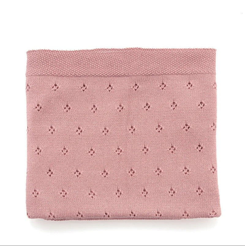 Pointelle Baby Blanket | Fairy Floss Pink by Nana Huchy. Australian Art Prints and Homewares. Green Door Decor. www.greendoordecor.com.au