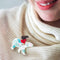 Polar Adventure Brooch | Erstwilder x Pete Cromer Fairy Tales Collection. Australian Art Prints, Gifts, Fashion and Homewares. Green Door Decor. www.greendoordecor.com.au