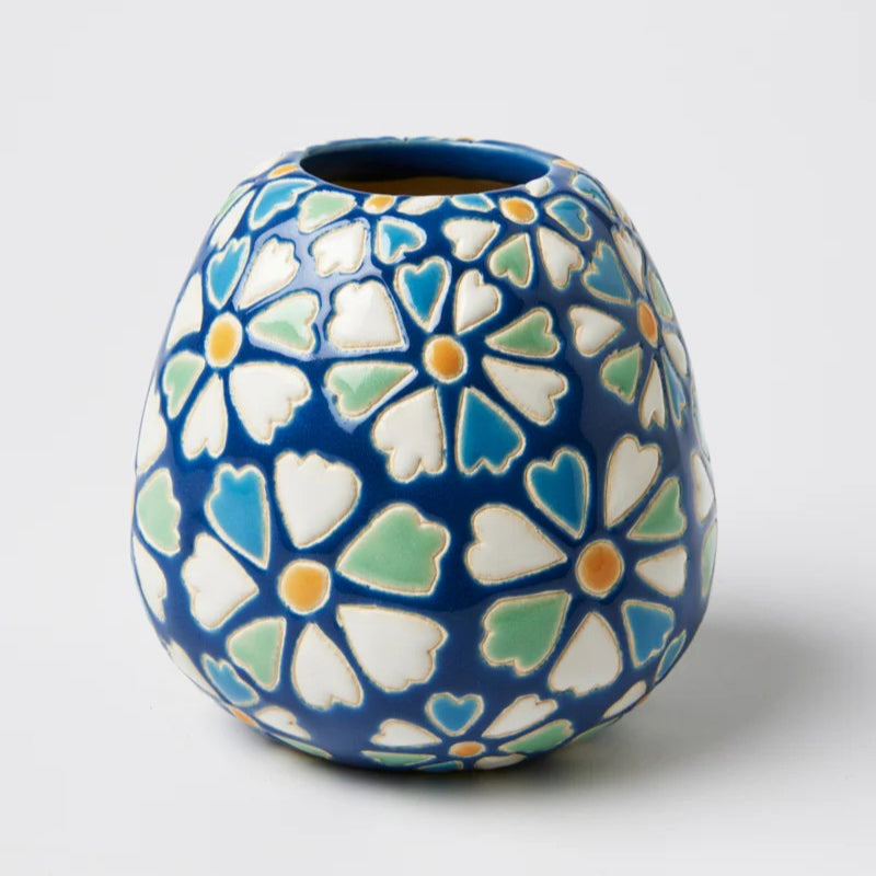 Pollen Vase | Blue Daisy by Jones and Co. Australian Art Prints and Homewares. Green Door Decor. www.greendoordecor.com.au