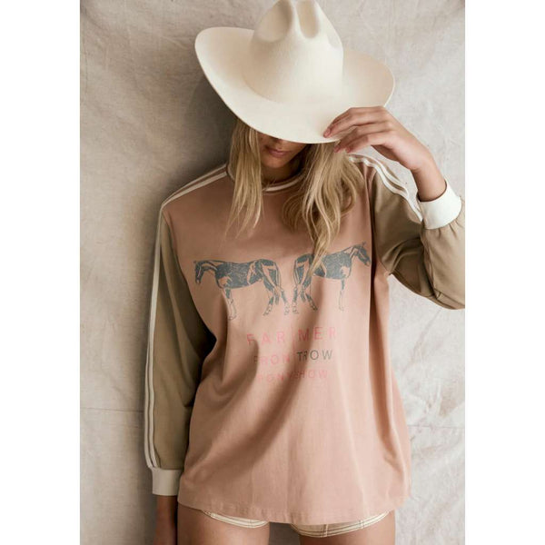 Pony Show Long Sleeve Shirt | FAR MER. by Whitney | Whitney Spicer Art. Australian Art Prints and Homewares. Green Door Decor. www.greendoordecor.com.au
