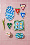 Poppy Blue Heart Tile by Jones and Co. Australian Art Prints and Homewares. Green Door Decor. www.greendoordecor.com.au