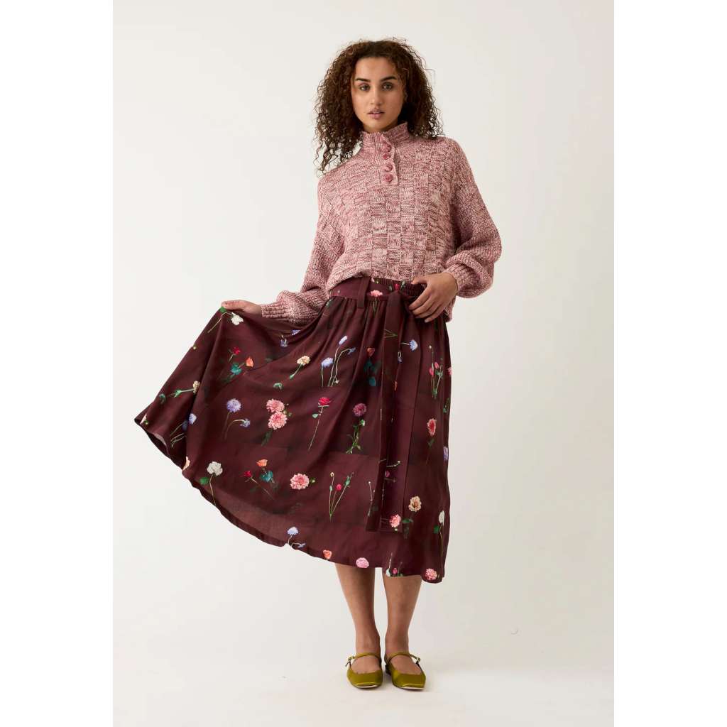 Porcelain Tie Skirt | Bloom Tile by Nancybird. Australian Art Prints, Gifts, Fashion and Homewares. Green Door Decor. www.greendoordecor.com.au