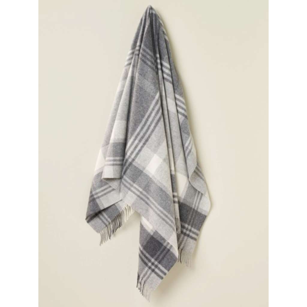 Bronte by Moon - Port Ellen Merino Throw | Grey. Australian Art Prints and Homewares. Green Door Decor. www.greendoordecor.com.au