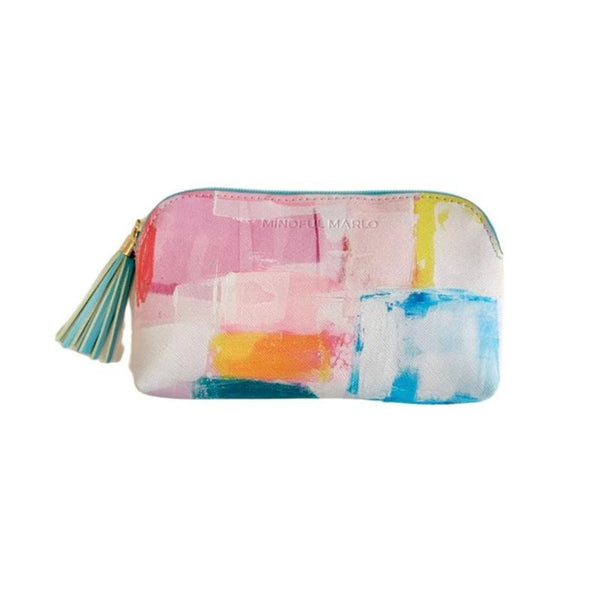 Pouch Make Up Bag | Good Times by Mindful Marlo. Australian Art Prints and Homewares. Green Door Decor. www.greendoordecor.com.au