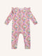 'Bunnies & Bows' Precious Frill Coverall | Pink Love by Fleur Harris. Australian Art Prints, Gifts, Fashion and Homewares. Green Door Decor. www.greendoordecor.com.au