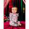 'Woodland Grid' Precious Frill Coverall | Sweet Lilac by Fleur Harris. Australian Art Prints, Gifts, Fashion and Homewares. Green Door Decor. www.greendoordecor.com.au