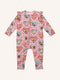 'Woodland Love' Precious Frill Coverall | Sweet Peach by Fleur Harris. Australian Art Prints, Gifts, Fashion and Homewares. Green Door Decor. www.greendoordecor.com.au