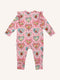 'Woodland Love' Precious Frill Coverall | Sweet Peach by Fleur Harris. Australian Art Prints, Gifts, Fashion and Homewares. Green Door Decor. www.greendoordecor.com.au