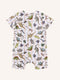 'Prehistorica' Timeless Shorty Coverall | Ecru by Fleur Harris. Australian Art Prints and Homewares. Green Door Decor. www.greendoordecor.com.au