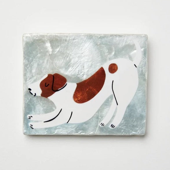 Pup Jrt Wall Tile by Jones and Co. Australian Art Prints and Homewares. Green Door Decor. www.greendoordecor.com.au