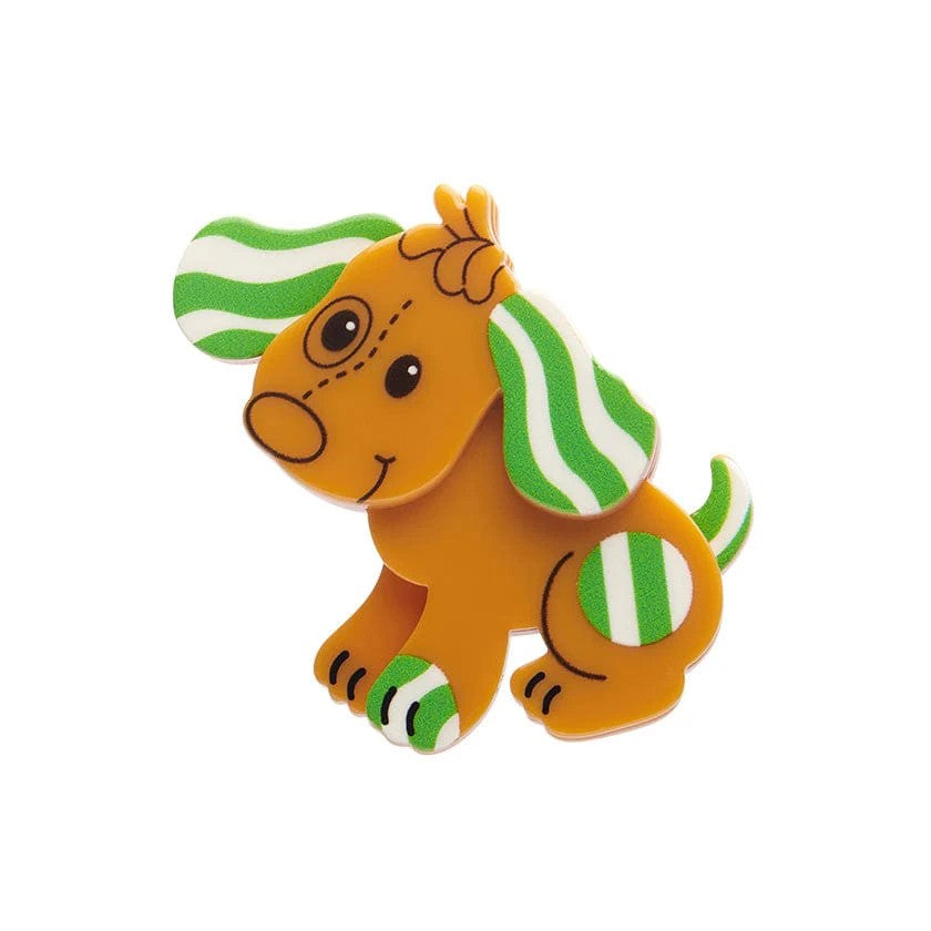 Pupcake Mini Brooch | Erstwilder. Australian Art Prints and Homewares. Green Door Decor. www.greendoordecor.com.au