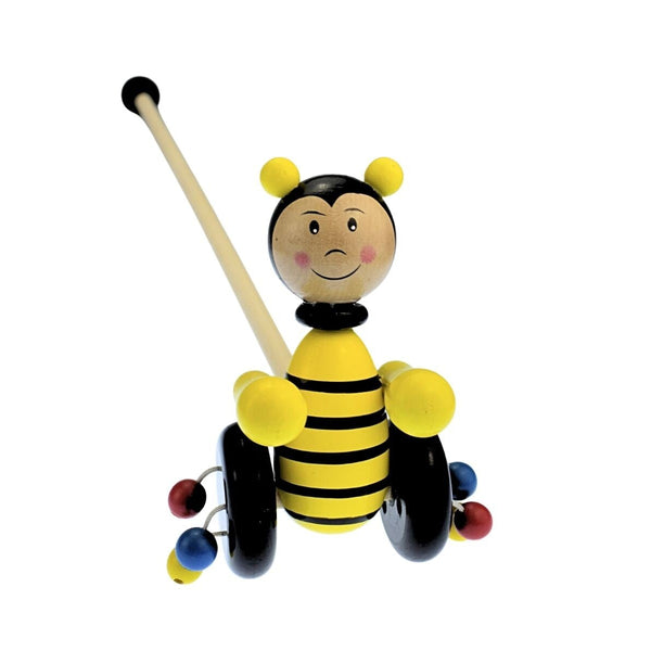 Push Along Wooden Bee by Eleganter Australia. Australian Art Prints, Gifts, Fashion and Homewares. Green Door Decor. www.greendoordecor.com.au