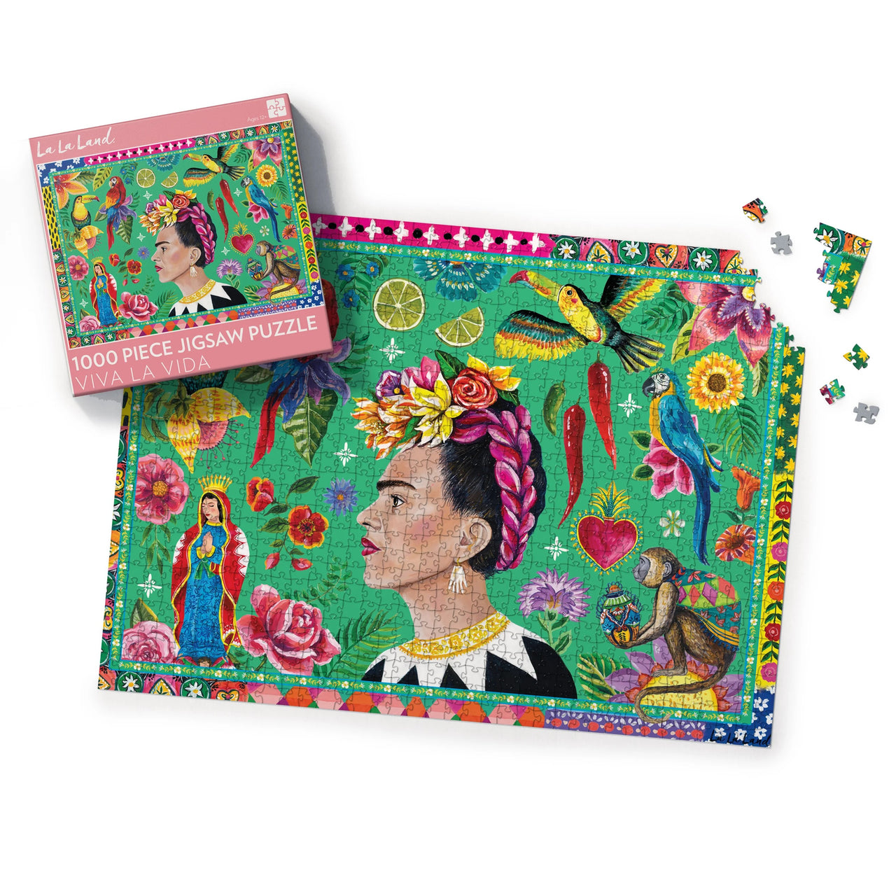 Puzzle (1000 Piece) | Viva La Vida by La La Land. Australian Art Prints and Homewares. Green Door Decor. www.greendoordecor.com.au