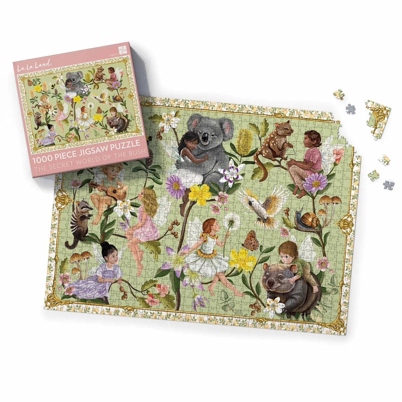 Puzzle (1000 pieces) | The Secret World Of The Bush by La La Land. Australian Art Prints, Gifts, Fashion and Homewares. Green Door Decor. www.greendoordecor.com.au