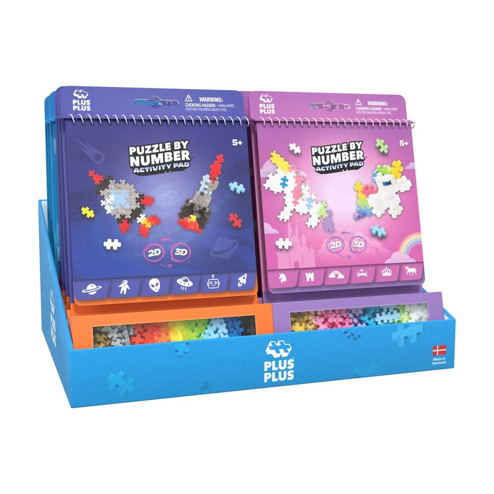 Puzzle By Number Activity Pad | Various Builds | Plus-Plus | Green Door ...