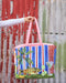 Quilted Comforter Bag | Seaview by La La Land. Australian Art Prints, Gifts, Fashion and Homewares. Green Door Decor. www.greendoordecor.com.au