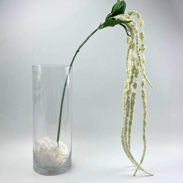 Faux Flowers | Real Touch Amaranthus Hanging White by HG Living. Australian Art Prints, Gifts, Fashion and Homewares. Green Door Decor. www.greendoordecor.com.au