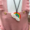 Silicone Rainbow Pendant | Bright by Jellystone Designs. Australian Art Prints, Gifts, Fashion and Homewares. Green Door Decor. www.greendoordecor.com.au