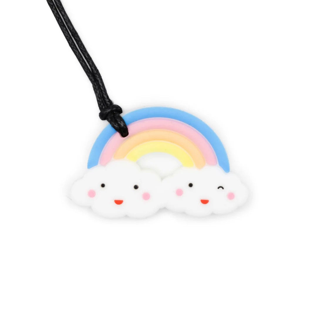 Silicone Rainbow Pendant | Pastel by Jellystone Designs. Australian Art Prints, Gifts, Fashion and Homewares. Green Door Decor. www.greendoordecor.com.au