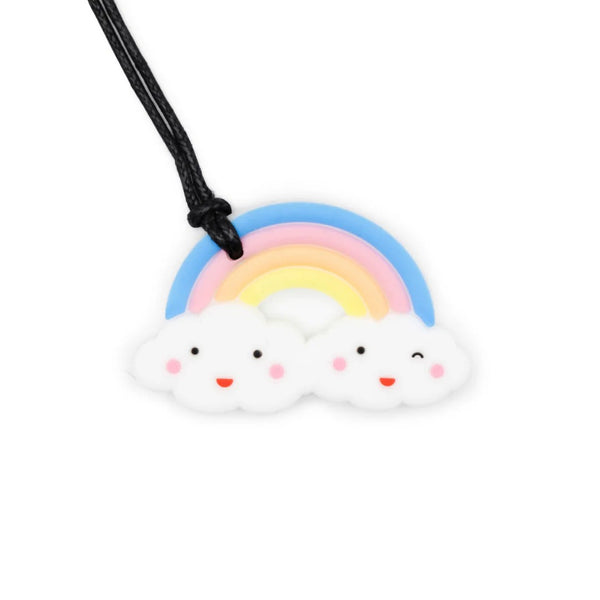 Silicone Rainbow Pendant | Pastel by Jellystone Designs. Australian Art Prints, Gifts, Fashion and Homewares. Green Door Decor. www.greendoordecor.com.au