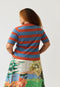 Rana Knit Tee | Terracotta Stripe by Nancybird. Australian Art Prints, Gifts, Fashion and Homewares. Green Door Decor. www.greendoordecor.com.au