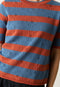 Rana Knit Tee | Terracotta Stripe by Nancybird. Australian Art Prints, Gifts, Fashion and Homewares. Green Door Decor. www.greendoordecor.com.au