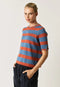 Rana Knit Tee | Terracotta Stripe by Nancybird. Australian Art Prints, Gifts, Fashion and Homewares. Green Door Decor. www.greendoordecor.com.au