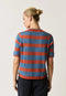 Rana Knit Tee | Terracotta Stripe by Nancybird. Australian Art Prints, Gifts, Fashion and Homewares. Green Door Decor. www.greendoordecor.com.au
