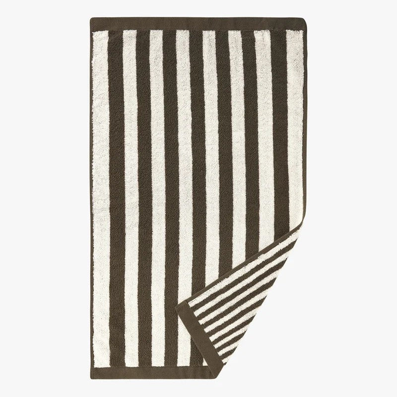 'Raye Olive' Hand Towel by L&M Home. Australian Art Prints, Gifts, Fashion and Homewares. Green Door Decor. www.greendoordecor.com.au