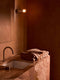 'Raye Terracotta' Bath Towel by L&M Home. Australian Art Prints, Gifts, Fashion and Homewares. Green Door Decor. www.greendoordecor.com.au