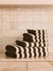 'Raye Olive' Bath Mat | Large by L&M Home. Australian Art Prints, Gifts, Fashion and Homewares. Green Door Decor. www.greendoordecor.com.au