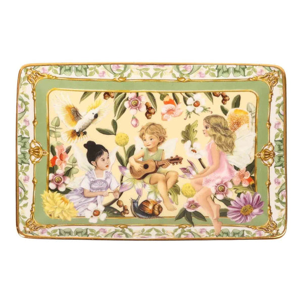 Rectangle Trinket Tray | The Secret World Of The Bush by La La Land. Australian Art Prints, Gifts, Fashion and Homewares. Green Door Decor. www.greendoordecor.com.au
