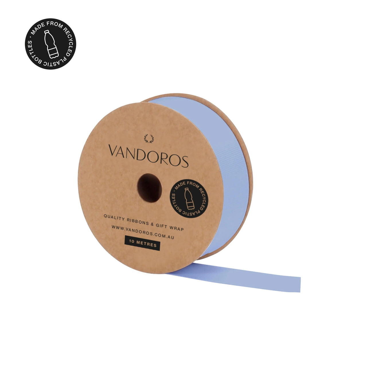 Recycled PET Grosgrain Ribbon 10M | Baby Blue by Vandoros. Australian Art Prints and Homewares. Green Door Decor. www.greendoordecor.com.au