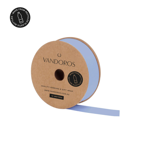 Recycled PET Grosgrain Ribbon 10M | Baby Blue by Vandoros. Australian Art Prints and Homewares. Green Door Decor. www.greendoordecor.com.au