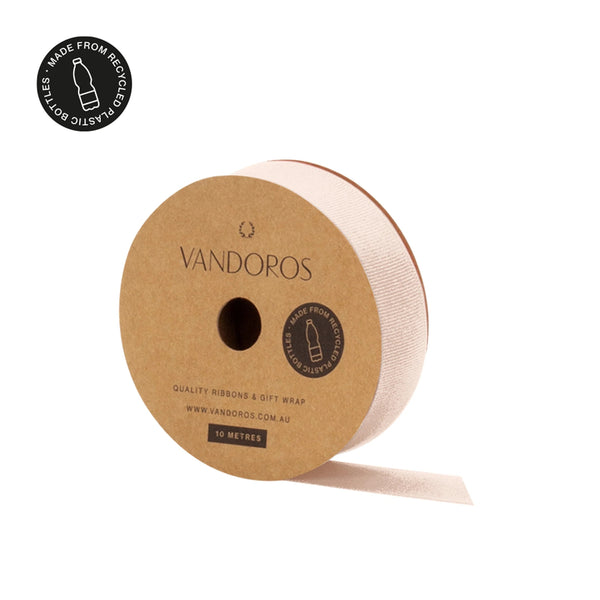 Recycled PET Grosgrain Ribbon 10M | Blush by Vandoros. Australian Art Prints and Homewares. Green Door Decor. www.greendoordecor.com.au