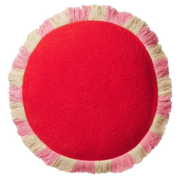 'Reese' Round Cushion | Poppy by Sage and Clare. Australian Art Prints, Gifts, Fashion and Homewares. Green Door Decor. www.greendoordecor.com.au
