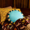 'Reese' Round Cushion | Turquoise by Sage and Clare. Australian Art Prints, Gifts, Fashion and Homewares. Green Door Decor. www.greendoordecor.com.au