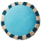'Reese' Round Cushion | Turquoise by Sage and Clare. Australian Art Prints, Gifts, Fashion and Homewares. Green Door Decor. www.greendoordecor.com.au