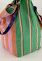 'Remnant' Woven Tote | Pink and Green by Nancybird. Australian Art Prints and Homewares. Green Door Decor. www.greendoordecor.com.au