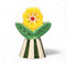 Retro Folk Stoneware Candle Holder by La La Land. Australian Art Prints, Gifts, Fashion and Homewares. Green Door Decor. www.greendoordecor.com.au