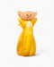 Retro Folk Stoneware Foxy Vase by La La Land. Australian Art Prints, Gifts, Fashion and Homewares. Green Door Decor. www.greendoordecor.com.au