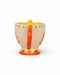 Retro Folk Stoneware Hand Painted Mug by La La Land. Australian Art Prints, Gifts, Fashion and Homewares. Green Door Decor. www.greendoordecor.com.au
