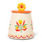 Retro Folk Stoneware Hand Painted Sugar Pot by La La Land. Australian Art Prints, Gifts, Fashion and Homewares. Green Door Decor. www.greendoordecor.com.au