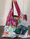 Reusable Large Shopping Bag | Poppies & Foxgloves by Bespoke Letterpress. Australian Art Prints and Homewares. Green Door Decor. www.greendoordecor.com.au