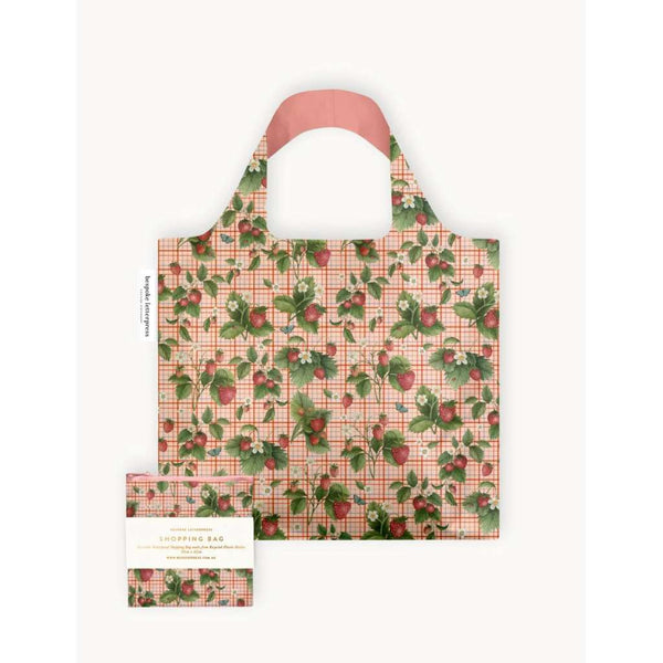 Reusable Shopping Bag | Strawberries by Bespoke Letterpress. Australian Art Prints, Gifts, Fashion and Homewares. Green Door Decor. www.greendoordecor.com.au